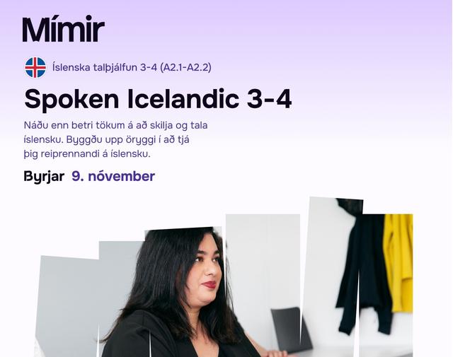 Íslenska talþjálfun 3-4 (A2.2)